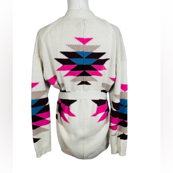 & Isla Geometric Patterned Cardigan - Picture 3 of 6
